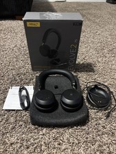 Jabra Evolve2 75 Bluetooth Wireless Headset - Black, USB-C with Charging Station