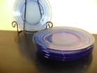 cobalt blue moderntone depression Salad Plates
