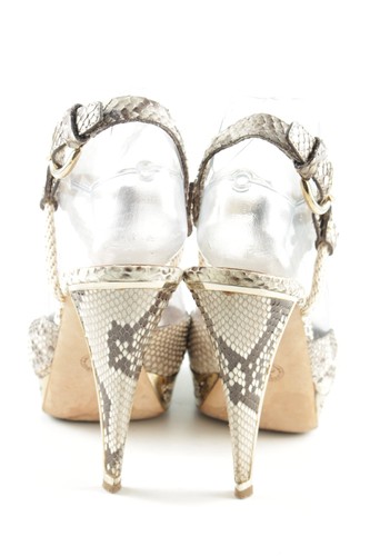 BALLY Décolleté spuntata Donna Décolleté Taglia IT 39 bianco sporco-marrone - Foto 4 di 5