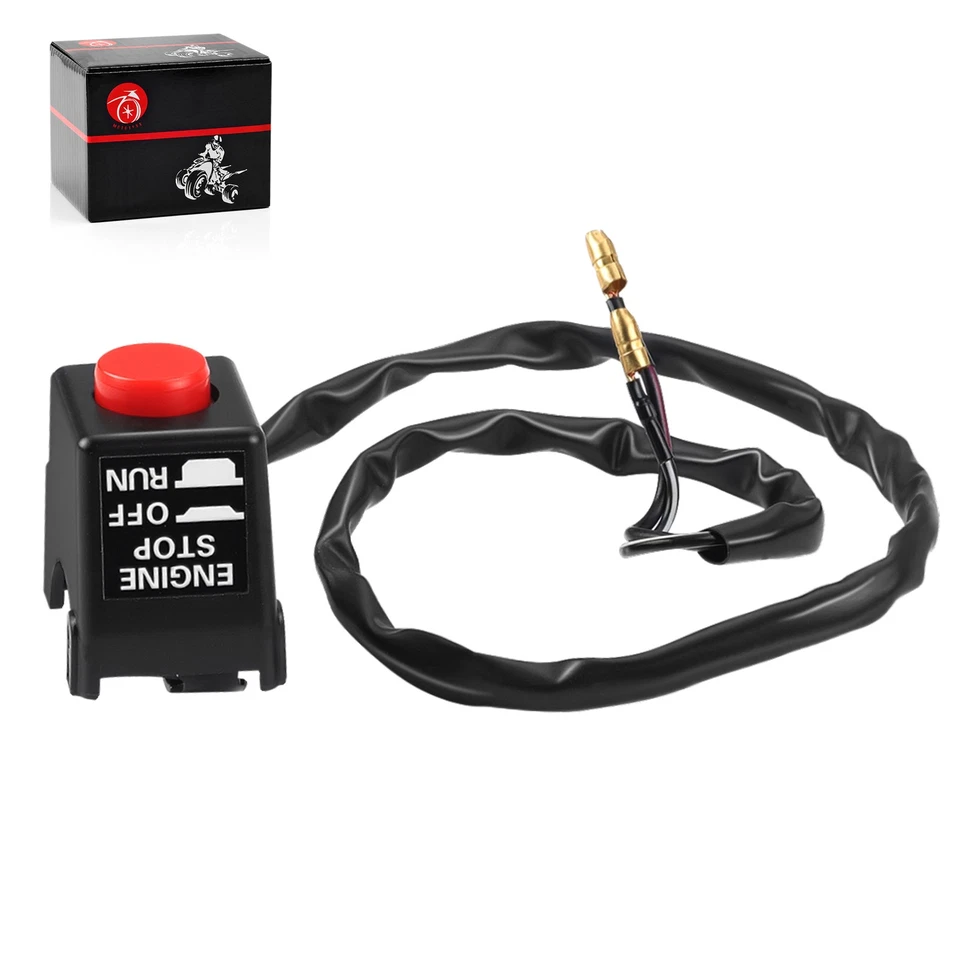 Interruptor de desligamento esquerdo Assy para Suzuki QuadRunner 50 LT50 LT-A50 1984-2005 37400-04602 - Imagem 2 de 4