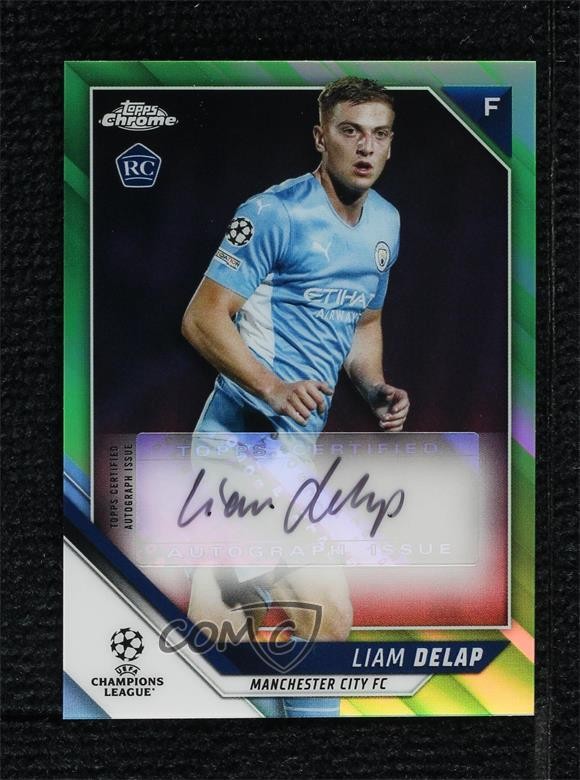 2021-22 Topps Chrome UEFA Champions League 84/99 Liam Delap Rookie Auto RC 1d59