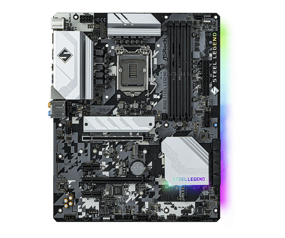 Placa madre ASRock B560 Steel legend LGA1200 ATX B560 DDR4 PCIe 4.0 USB 3.2 - Imagen 3 de 4