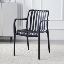 Modern Style Polypropylen Cafe Bistro Kitchen Garden Patio Outdoor Dining Chairs