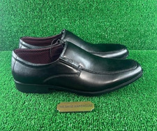 Hombres Perry Ellis Portafolio Zapatos Ultra Espuma Pablo-4 Mocasines Zapatos Negros Talla 9