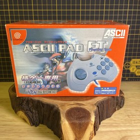 SEGA Dreamcast ASCII PAD FT Controller ASC-1301P Boxed Complete Clean DC Japan