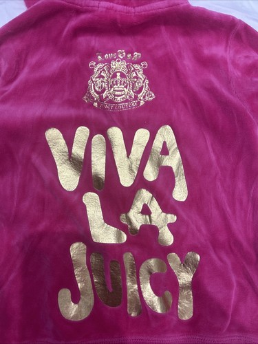 Viva La Juicy Girls Pink Juicy Couture Tracksuit Age 4 - Picture 2 of 6