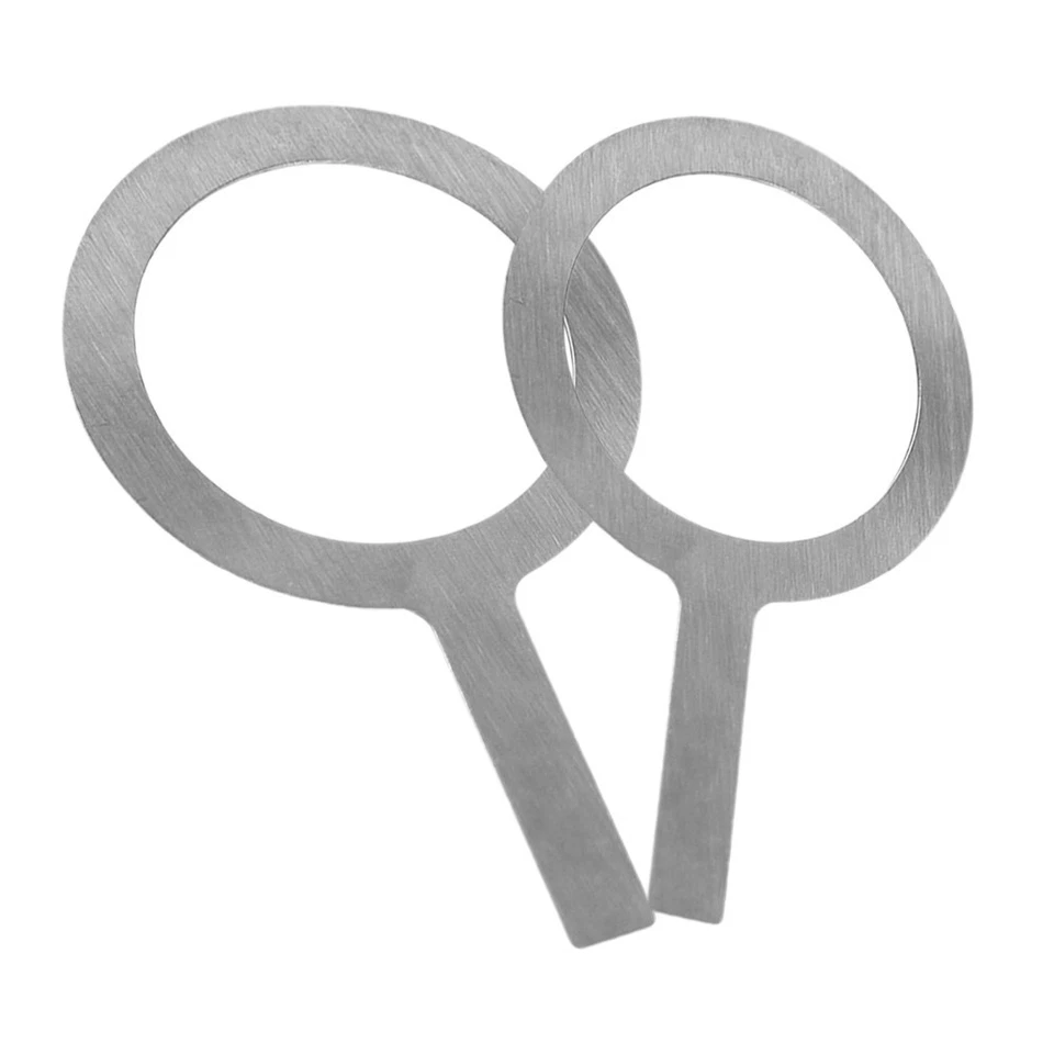 2Pcs Espresso Cup Rim Gaskets Coffee Making Cup Rim Covers Stainless Steel Cup