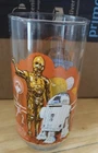 VINTAGE 1977 R2-D2 C-3PO STAR WARS BURGER KING DRINKING GLASS COCA-COLA