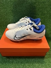 Nike Women's Size 10 Softball Cleats NEW Hyperdiamond 4 Elite White Royal Blue