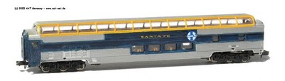 Bachmann N 74352-SF - 85´ Full Dome Coach Santa Fe (pre ´72) #9350, ohne OVP