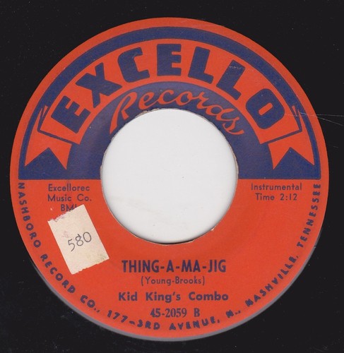 GOOD ROCKIN' SAM - "BABY I'M FOOL PROOF" b/w "THING-A-MA-JIG" - EXCELLO (VG++) - Picture 2 of 2