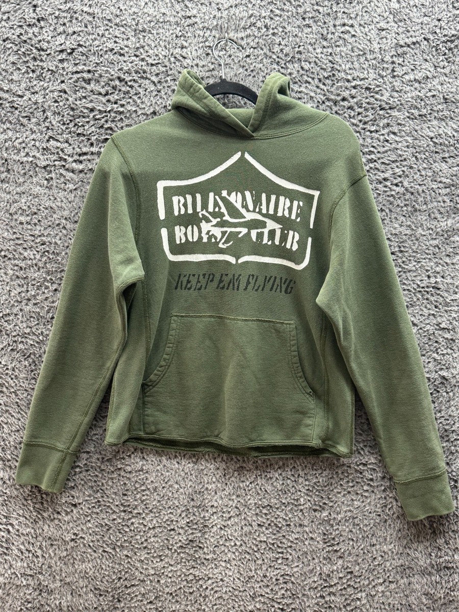 Billionaire Boys Club BBC Hoodie Green Pullover “Keep Em Flying