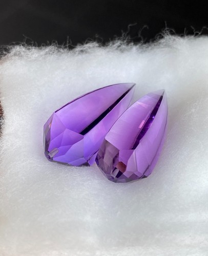 Amethyst fancy drops cut, 51.70cts, Brazil Origin. - Picture 5 of 7