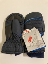 Youth  Zero Xposur Winter Snow Mittens Glives S / M Nightfall 3M NWT Navy Blue