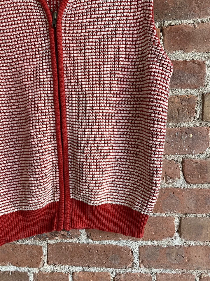 Chaleco grande vintage con cremallera para hombre Armani Collezioni Foto 3 de 4