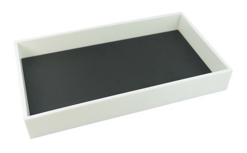 2 Inch Deep Leatherette Tray with Choice of Leatherette or Velvet Padded Display - Picture 6 of 8