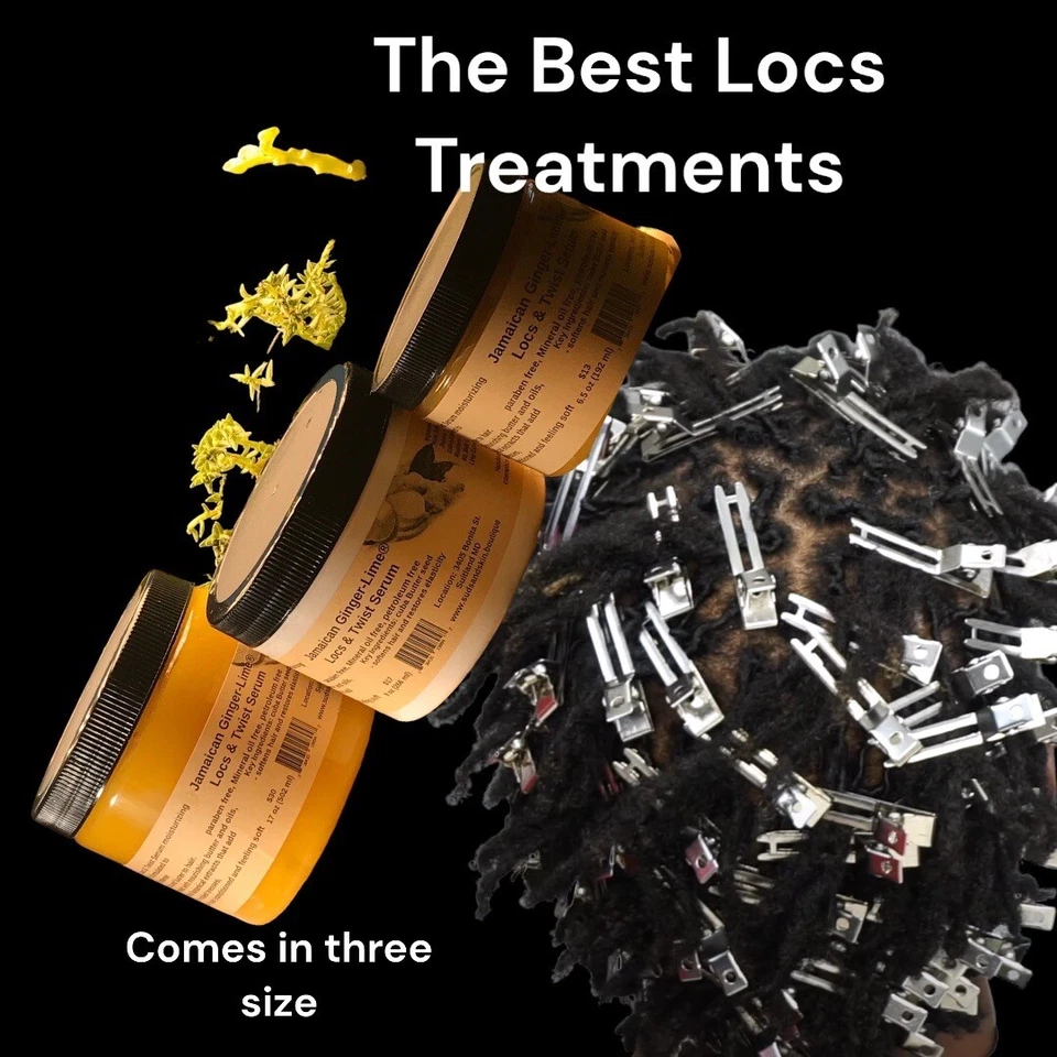 Locs Care Kit, chlorophyll, shampoo, natural oils, Loc Butter Serum, tonic water - Image 4 of 4