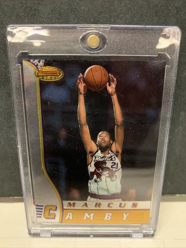 1996-97 Bowman's Best Rookies Refractor #R4 Marcus Camby (RC) - Toronto Raptors