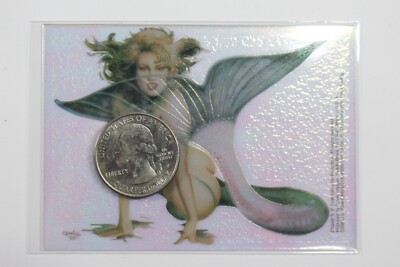 1996 Comic Images Olivia De Berardinis ClearChrome Chase #5 Mermaid Tail