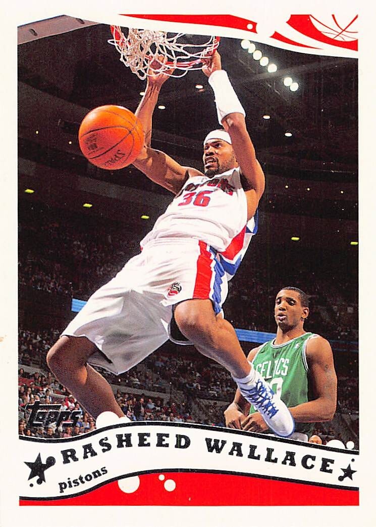 2005-06 Topps - #154 Rasheed Wallace