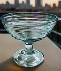 RARE Anchor Hocking Park Avenue Manhattan Depression Glass Compote Dessert Dish
