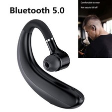 Wireless Bluetooth 5.0 Earpiece Headset Driving Trucker Earbuds Noise Cancelling