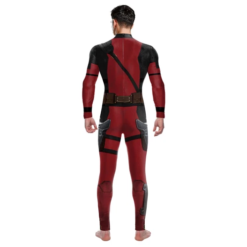 Erwachsene Kinder Wolverine Deadpool Kostüm Superheld Cosplay Overall Halloween Party - Bild 6 von 15