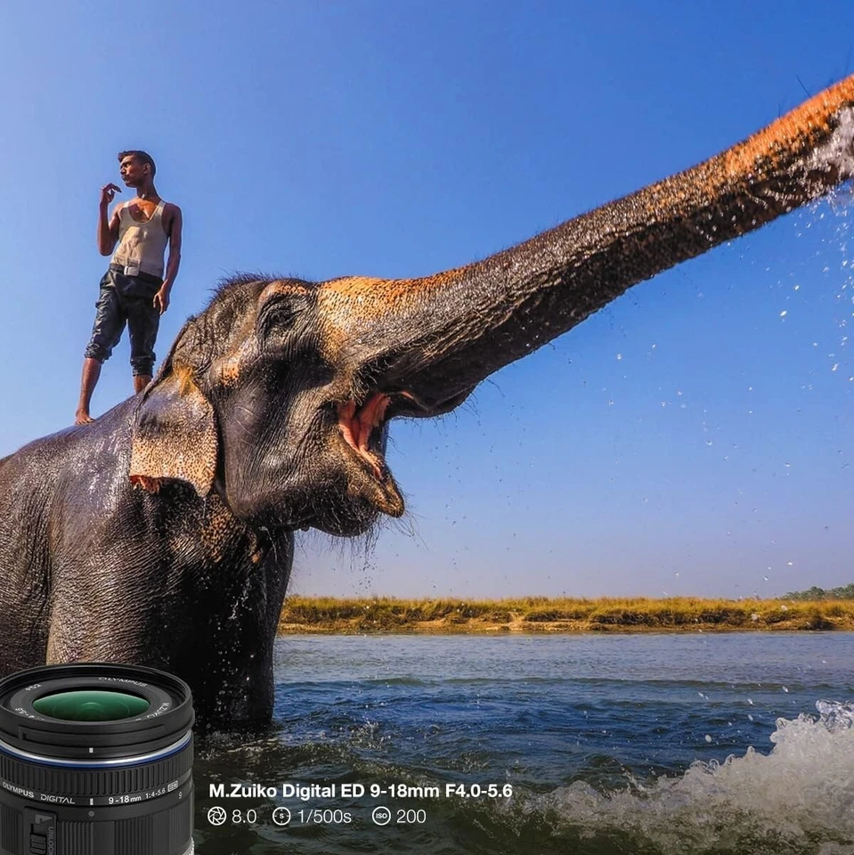 OLYMPUS M.Zuiko Digital ED 9-18mm f/4.0-5.6 Zoom Super Gran Angular Japón F/S Nuevo Foto 4 de 4