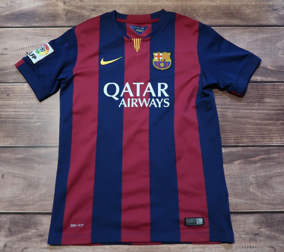FC Barcelona バルセロナ NIKE ユニフォーム 2014 M ⚽Nike Football Shirt FC Barcelona Home Soccer Jersey 2014