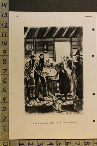 1936 PAUL WEBB HILLBILLY SOAP CORNCOB PIPE VINTAGE SEXY ESQUIRE CARTOON VB23