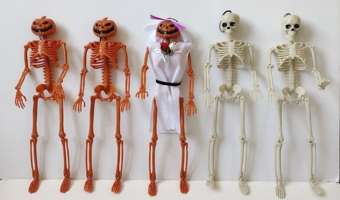 限定10体 planetx CADAVER  HALLOWEEN SPECIAL Home Accents Holiday 3-Pack 5 ft. Grave & Bones LED