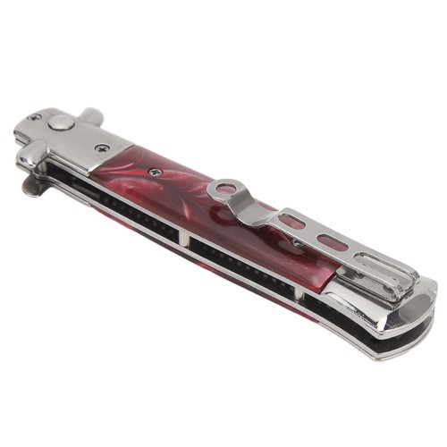 Switchblade Comb Men Automatic Push Button Foldable Pocket Oil Hair Comb (redshe - Picture 13 of 22