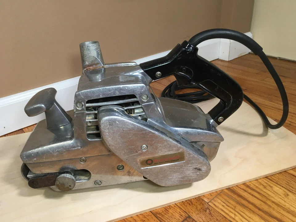 **Vintage MCM ROCKWELL MODEL 360 BELT SANDER DUSTLESS 3 X 24 or 23 3/4 USA WORKS - Image 4 of 4