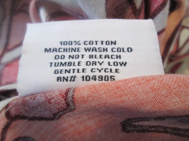 Funda nórdica BELLA LUX Fine Linens Full Queen en naranja-rojo-óxido-melocotón paisley. Foto 4 de 4