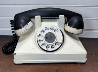 #ad Vintage No.1 Northern Electric Rotary Telephone Pyramid Desk Phone Bakelite READ $75.00