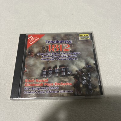 Tchaikovsky 1812 Erich Kunzel Cincinnati Pops Orchestra music (CD, 2001) NEW