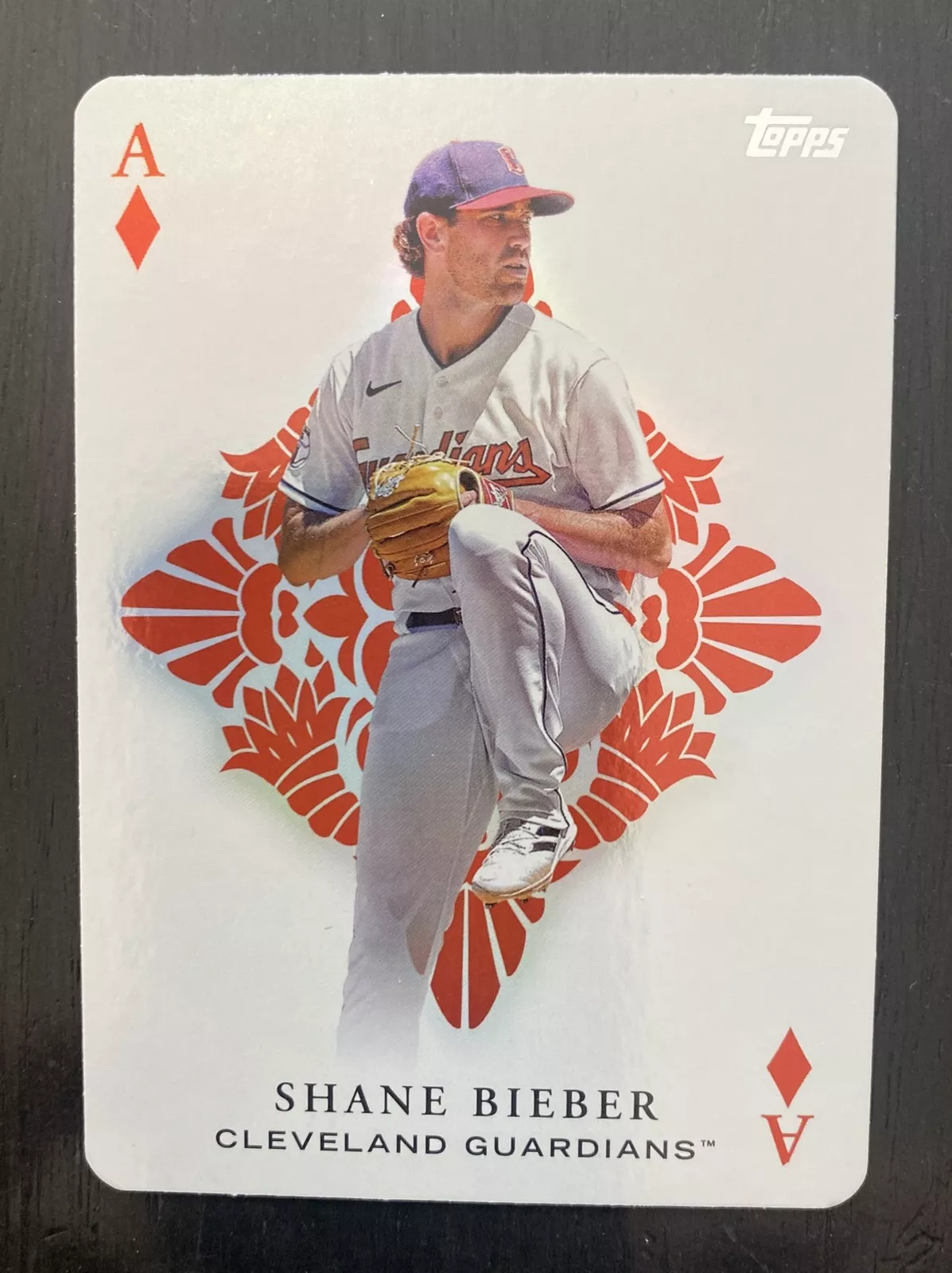 Shane Bieber trading card