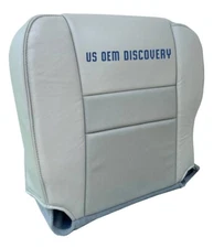 2006 For Chevy Monte Carlo Driver Bottom Leather Perforated Seat Cover Gray