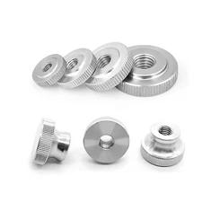KNURLED THUMB NUTS STAINLESS STEEL HAND GRIP KNOBS M2 M2.5 M3 M4 M5 M6 M8 M10