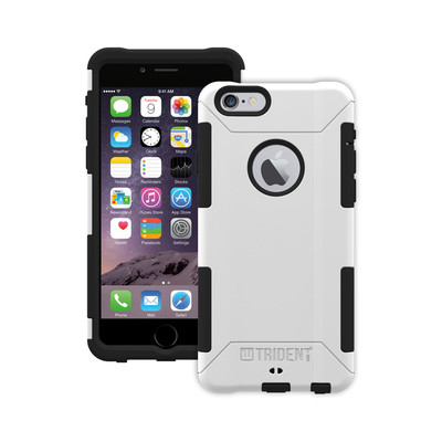 Trident Aegis iPhone 6 Plus & iPhone 6s Plus Rugged Hard Shell Cover Case White