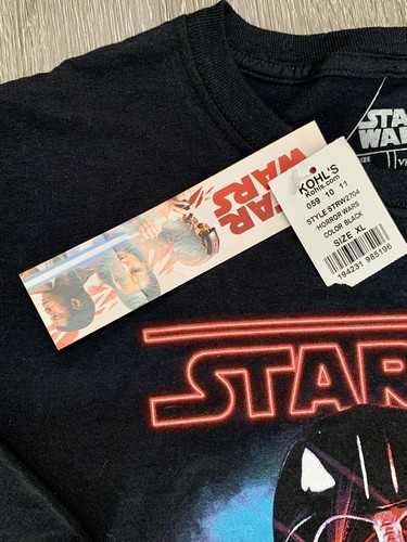 NWT Star Wars Men's T shirt Luke Skywalker Family Portrait VFIFTHSUN Size XL  - Afbeelding 5 van 6
