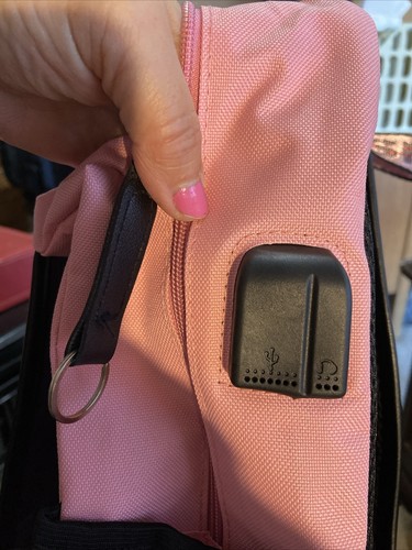 ZHANAO Sport Rucksack Mode Rosa Wasserdicht Leicht USB Kopfhöreranschluss - Bild 14 von 15