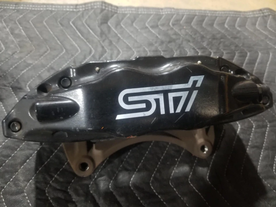 Juego de pinzas de freno delanteras traseras originales OEM 15-21 2015-2021 Subaru WRX STI Brembo Foto 4 de 4