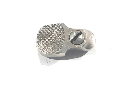 Smith & Wesson Model 13-3 .357 Magnum Parts:  Thumbpiece and Nut.  Nickel