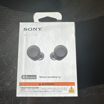 Sony WF-C710N Truly Wireless Bluetooth Noise-Canceling Earbuds - Black