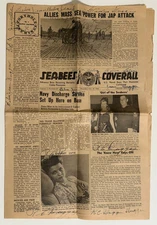 WW2 Seabees Coverall Newsletter Oct 19, 1944 Naval Base Port Hueneme California