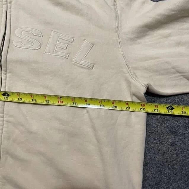 Moletom Y2k Diesel grande logotipo bordado zíper completo mistura de algodão logotipo tamanho XL JI - Imagem 4 de 4