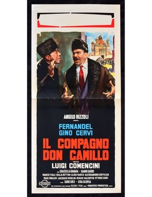 locandina IL COMPAGNO DON CAMILLO fernandel gino cervi comencini B426