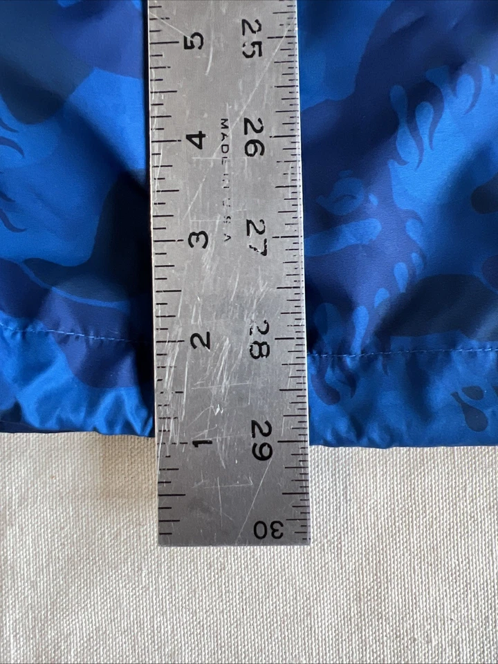 BAPE Fire camo blue snowboard jacket A Bathing Ape Size L - Image 3 of 4