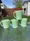 Set 4 Vintage Fire King Jadeite Mug  Mugs D Handle